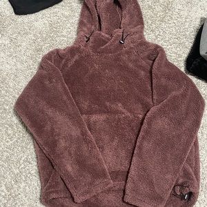 PINK sherpa hoodie